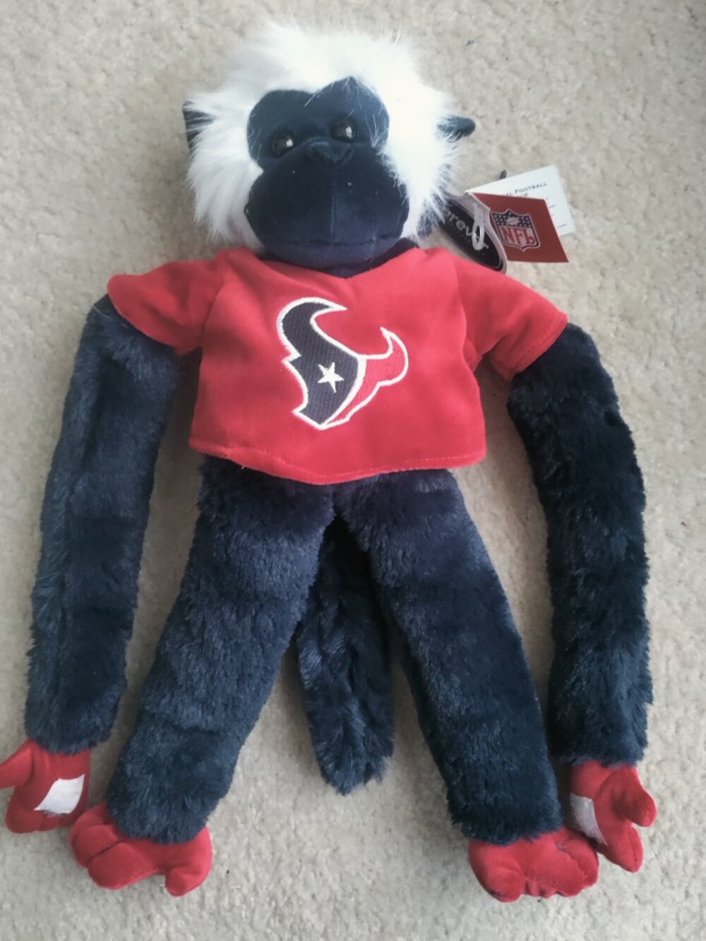 NWT NFL Houston Texans Plush 18” Mascot Football Forever Collectibles